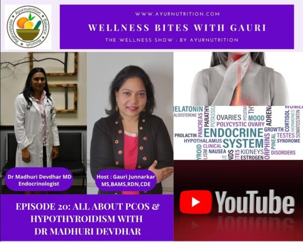 Episode 20: All about PCOS and Hypothyroidism   | Wellness Bites with Gauri